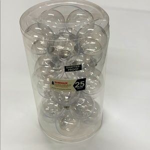 Clear Plastic Shatterproof DIY Ornaments